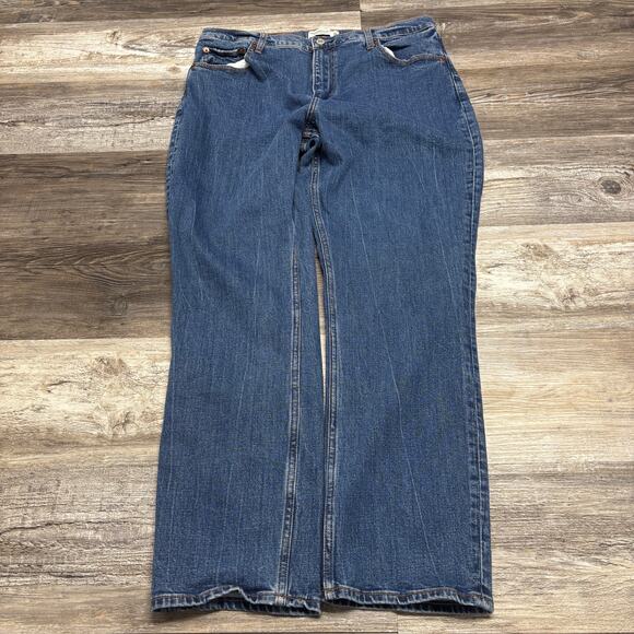 Abercrombie & Fitch Blue Women 33x28 The '90s Slim Straight Ultra High Rise Jean - Picture 1 of 13